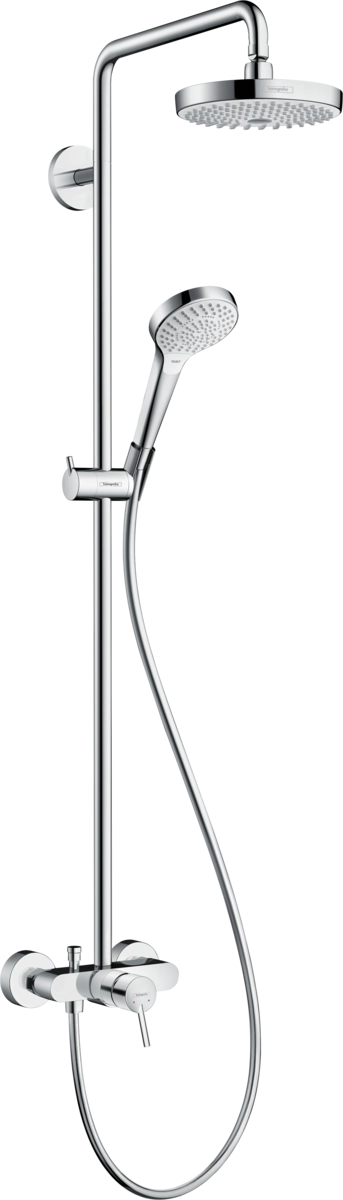 Душова система Hansgrohe Croma Select S 180 2jet із змішувачем білий/хром (27255400)