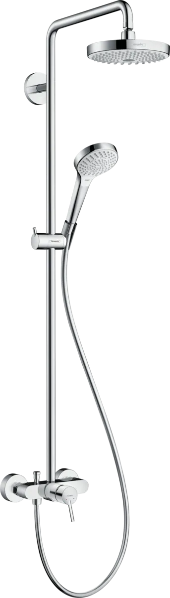 Душевая система Hansgrohe Croma Select S 180 2jet со смесителем белый/хром (27255400)