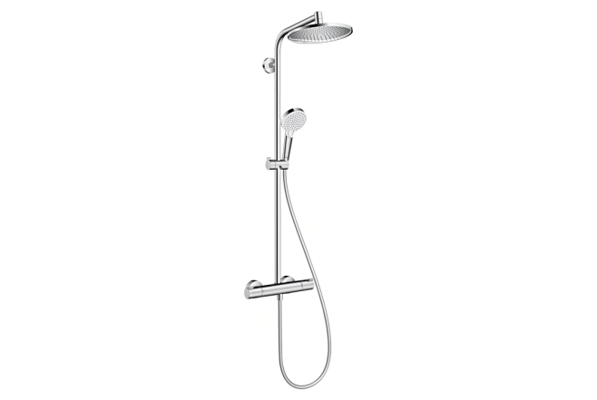 Душевая система Hansgrohe с термостатом Crometta S 240 1jet Showerpipe, хром