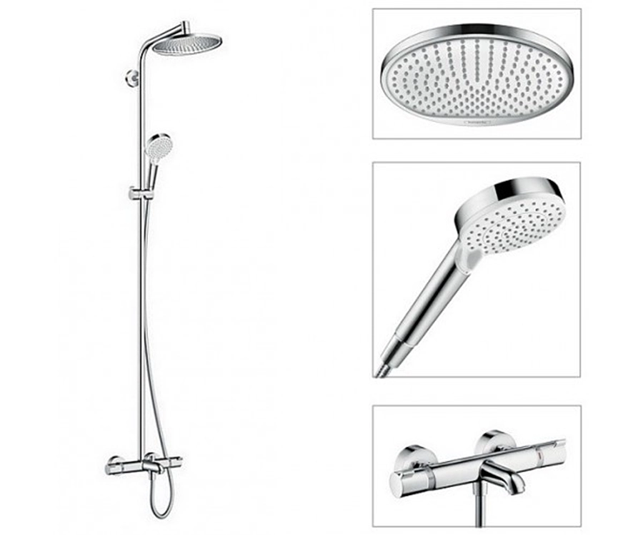 Душова система Hansgrohe для ванни Crometta S 240 Showerpipe