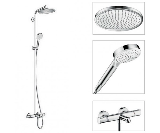 Душова система Hansgrohe для ванни Crometta S 240 Showerpipe