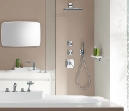 Верхній душ Hansgrohe Raindance E 360   Air 1jet  з тримачем 390 мм, хром Фото - 2