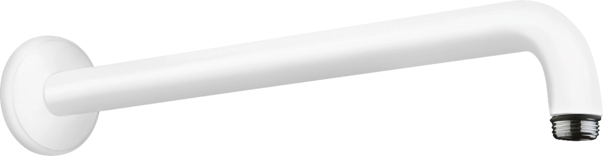 Тримач верхнього душу Hansgrohe  389 мм,  білий матовий