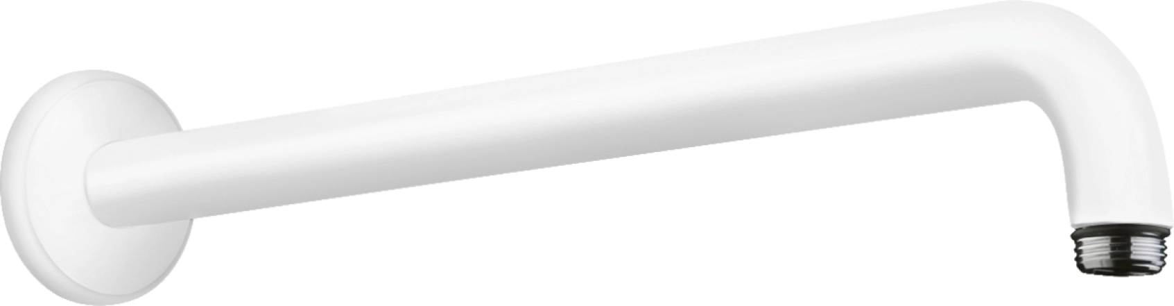 Тримач верхнього душу Hansgrohe  389 мм,  білий матовий