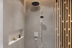 Шлангове під`єднання Hansgrohe FIXFIT E, ½’, без клапану зворотнього току води, внутрiшня частина з латунi, шлiфований чорний хром Фото - 1