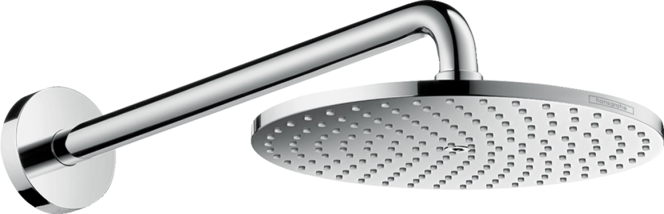 Верхній душ Hansgrohe Raindance S 240 1 jet, з тримачем, PowderRain, хром
