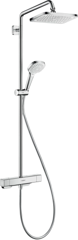 Душова система Hansgrohe Croma E Showerpipe 1jet, з термостатом, хром