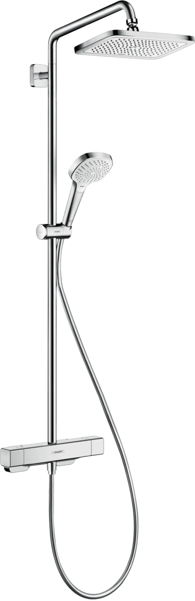 Душевая система Hansgrohe Croma E Showerpipe 1jet, с термостатом, хром
