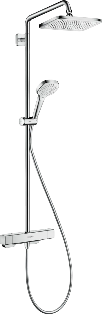 Душевая система Hansgrohe Croma E Showerpipe 1jet, с термостатом, хром