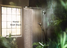Душевая система с термостатом Hansgrohe Raindance Select S Showerpipe 240 1jet P, матовый черный Фото - 4