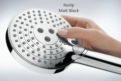 Душевая система с термостатом Hansgrohe Raindance Select S Showerpipe 240 1jet P, матовый черный Фото - 5