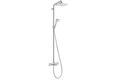 Душова система Hansgrohe Croma E Showerpipe 1jet з термостатом для ванни, хром
