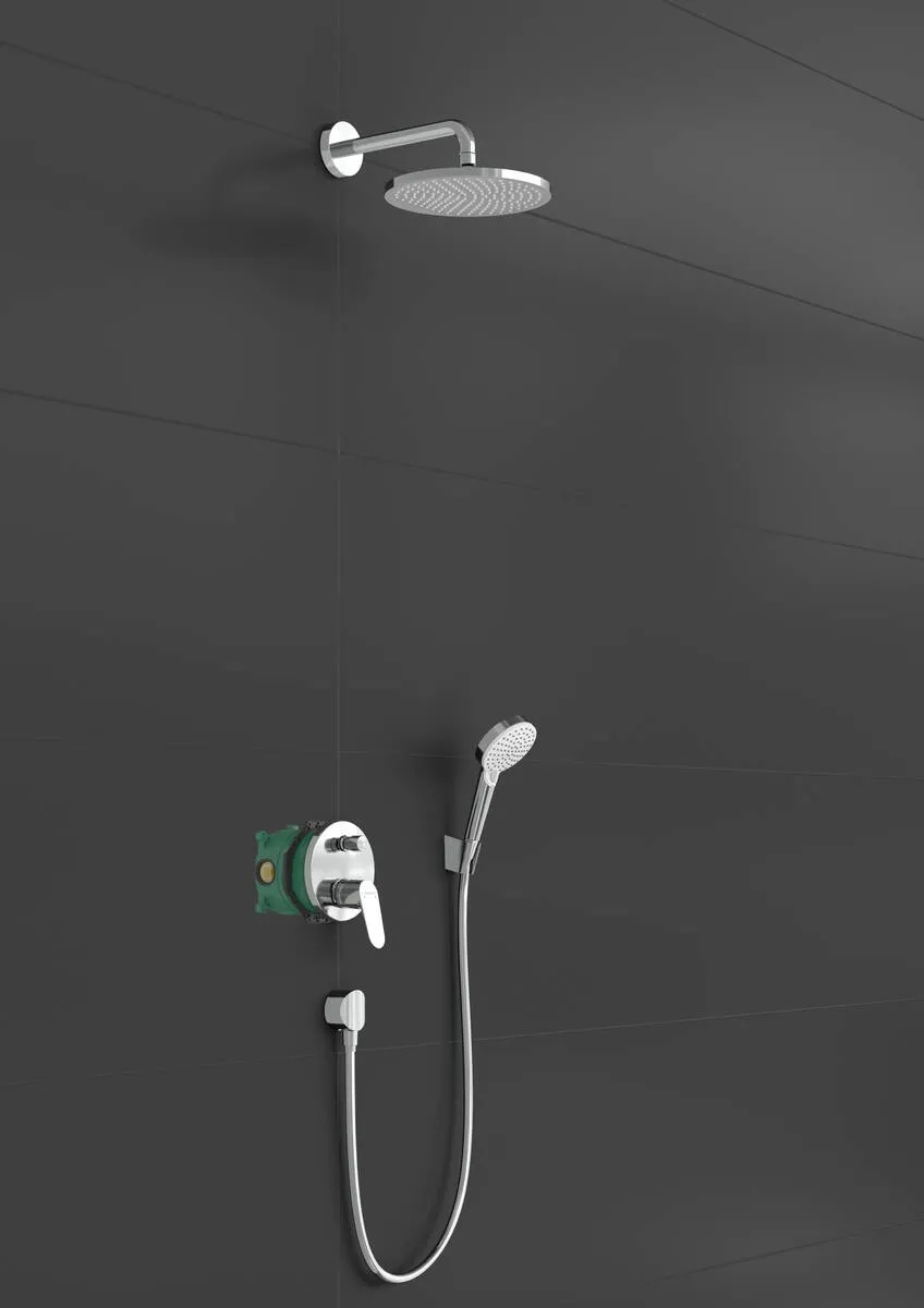 Душевой набор скрытого монтажа Hansgrohe CROMETTA S (26723000+27409000+26330400+31945000+01800180+28331000+27456000+28272000), хром Фото - 2