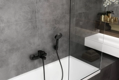 Душовий тримач Hansgrohe Porter S, чорний матовий Фото - 2