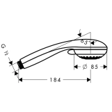 Ручний душ Hansgrohe Crometta 85 multi   28563000 Фото - 1