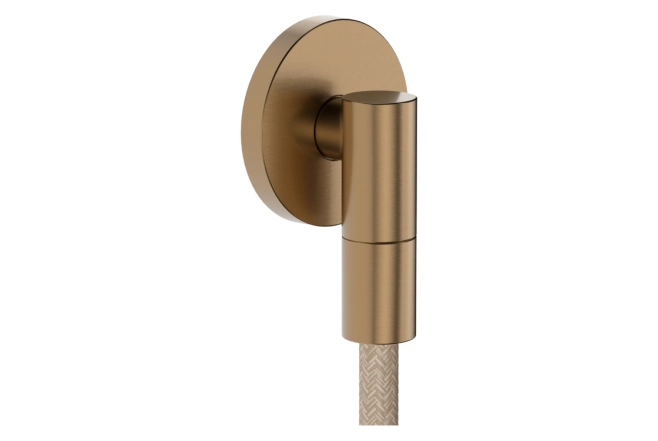 Шлангове з`єднання Hansgrohe FIXFIT FINE S, шліфованна бронза