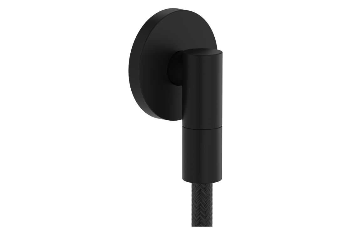 Шланговое соединение Hansgrohe FIXFIT FINE S, черный матовый