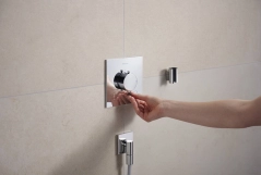 Шланговое соединение Hansgrohe FIXFIT FINE E, хром Фото - 1