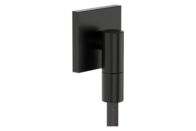 Шлангове з`єднання Hansgrohe FIXFIT FINE E, шліфованний чорний хром