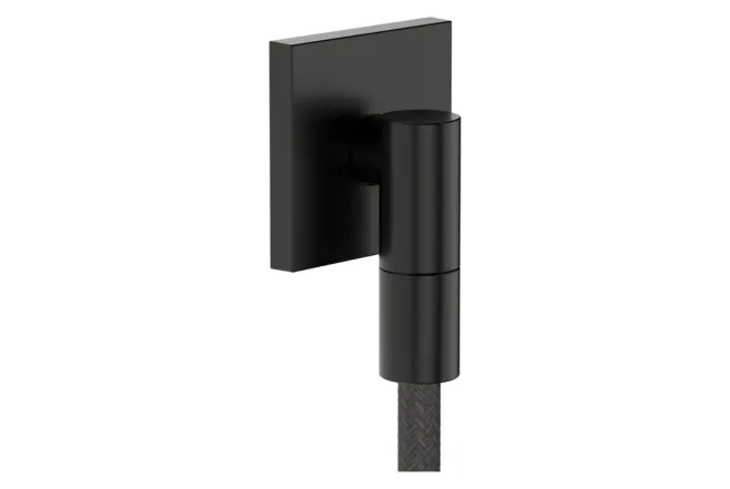Шланговое соединение Hansgrohe FIXFIT FINE E, шлифованный черный хром