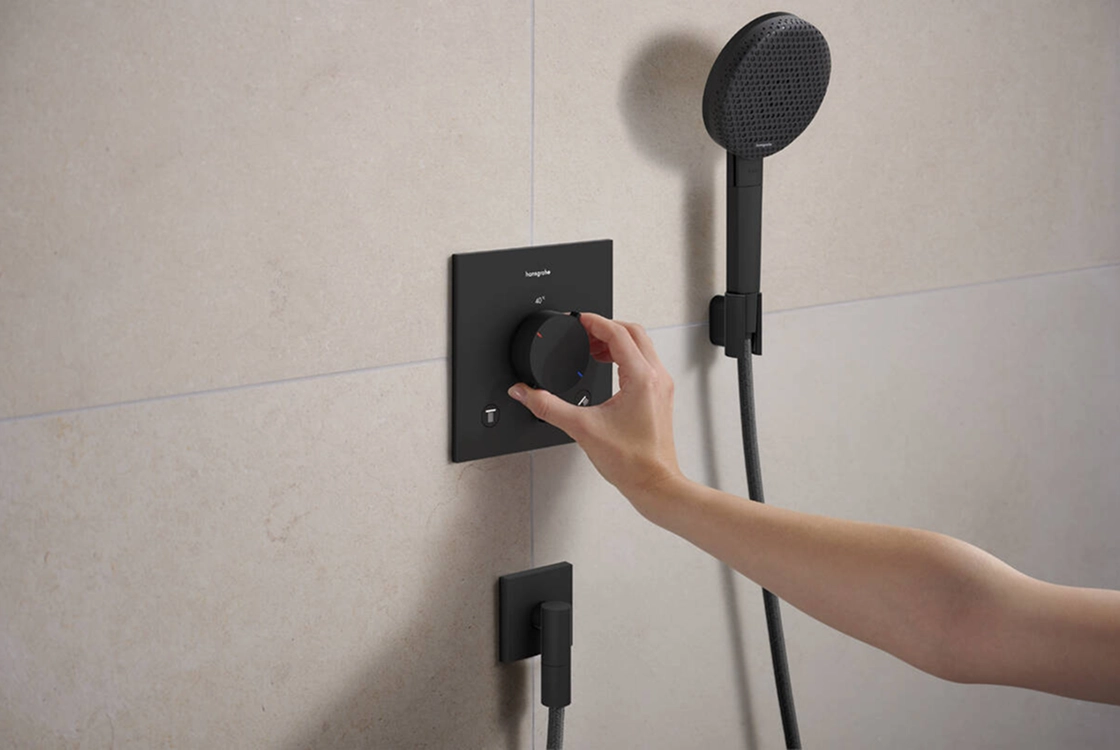 Шланговое соединение Hansgrohe FIXFIT FINE E, черный матовый Фото - 2