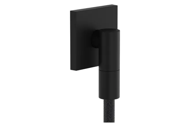 Шланговое соединение Hansgrohe FIXFIT FINE E, черный матовый