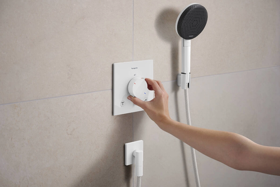 Шлангове з`єднання Hansgrohe FIXFIT FINE E, білий матовий Фото - 2
