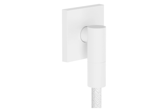 Шланговое соединение Hansgrohe FIXFIT FINE E, белый матовый