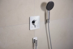 Шлангове з`єднання Hansgrohe FIXFIT FINE Q, хром Фото - 1
