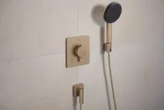 Шлангове з`єднання Hansgrohe FIXFIT FINE Q, шліфованна бронза Фото - 2