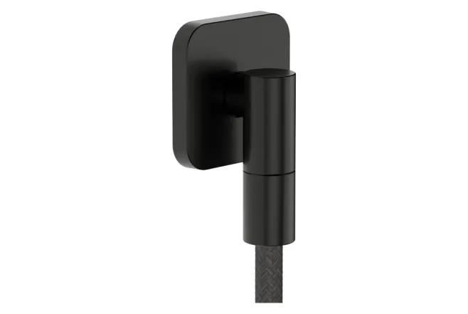 Шланговое соединение Hansgrohe FIXFIT FINE Q, шлифованный черный хром