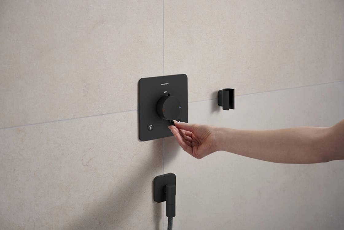 Шланговое соединение Hansgrohe FIXFIT FINE Q, черный матовый Фото - 2