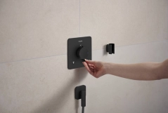 Шланговое соединение Hansgrohe FIXFIT FINE Q, черный матовый Фото - 2