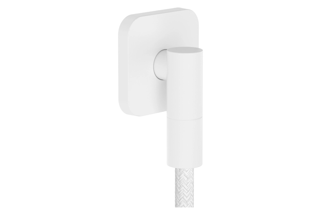Шлангове з`єднання Hansgrohe FIXFIT FINE Q, білий матовий