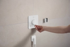 Шлангове з`єднання Hansgrohe FIXFIT FINE Q, білий матовий Фото - 2