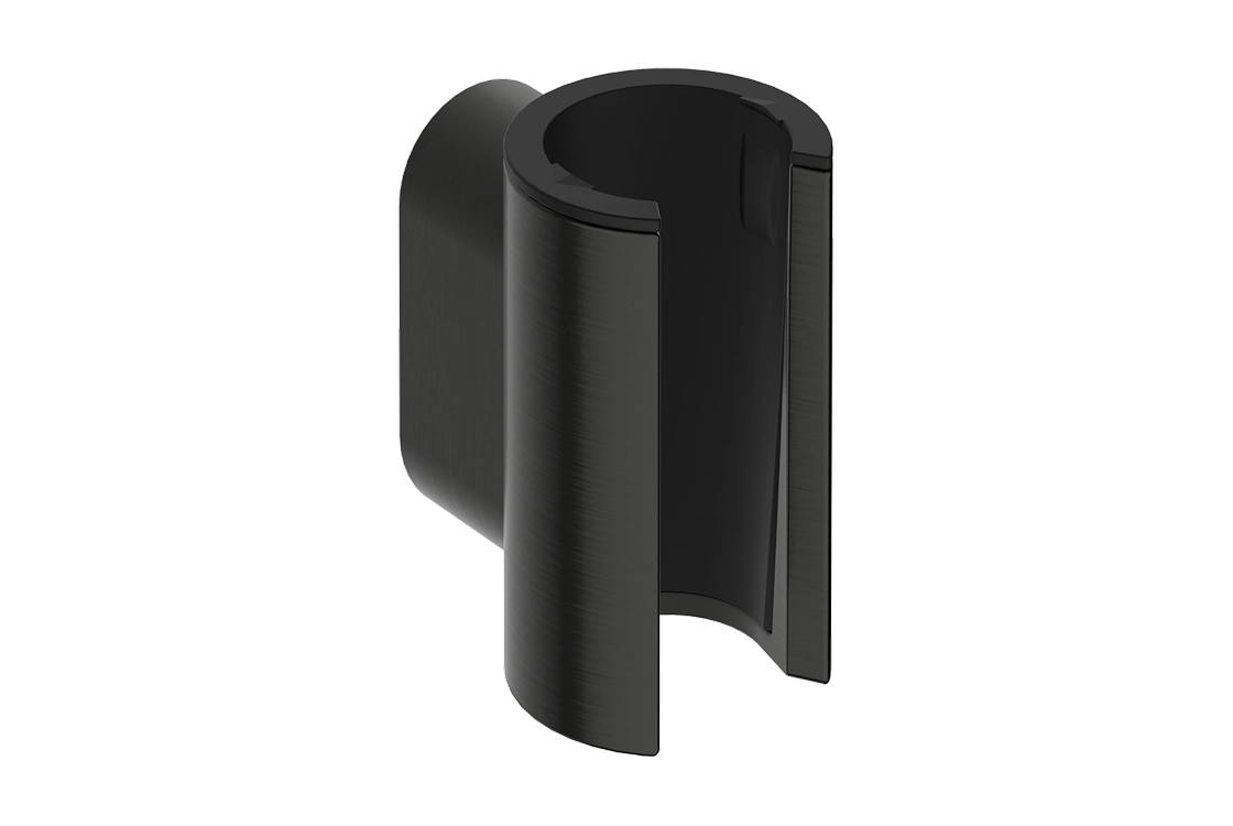 Душовий тримач Hansgrohe Porter FINE, шліфованний чорний/хром
