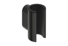Душовий тримач Hansgrohe Porter FINE, шліфованний чорний/хром