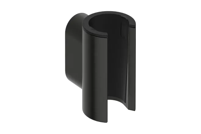 Душевой держатель Hansgrohe Porter FINE, шлифованный черный/хром