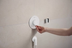 Душовий тримач Hansgrohe Porter E, білий матовий Фото - 2