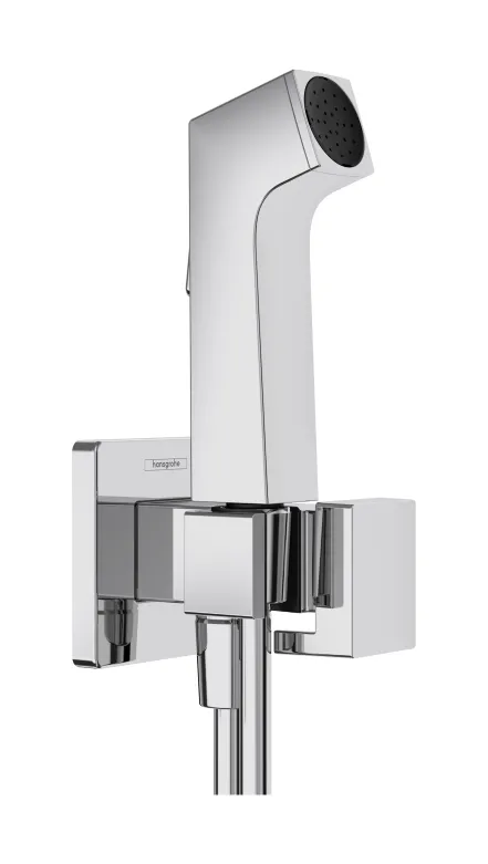 Гігієнічний душ Hansgrohe E, зі шлангом 1,25 м і тримачем для холодної води Eco Smart, хром