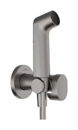 Гигиенический душ Hansgrohe S, со шлангом 1,25 м и держателем, шлифованный черный хром