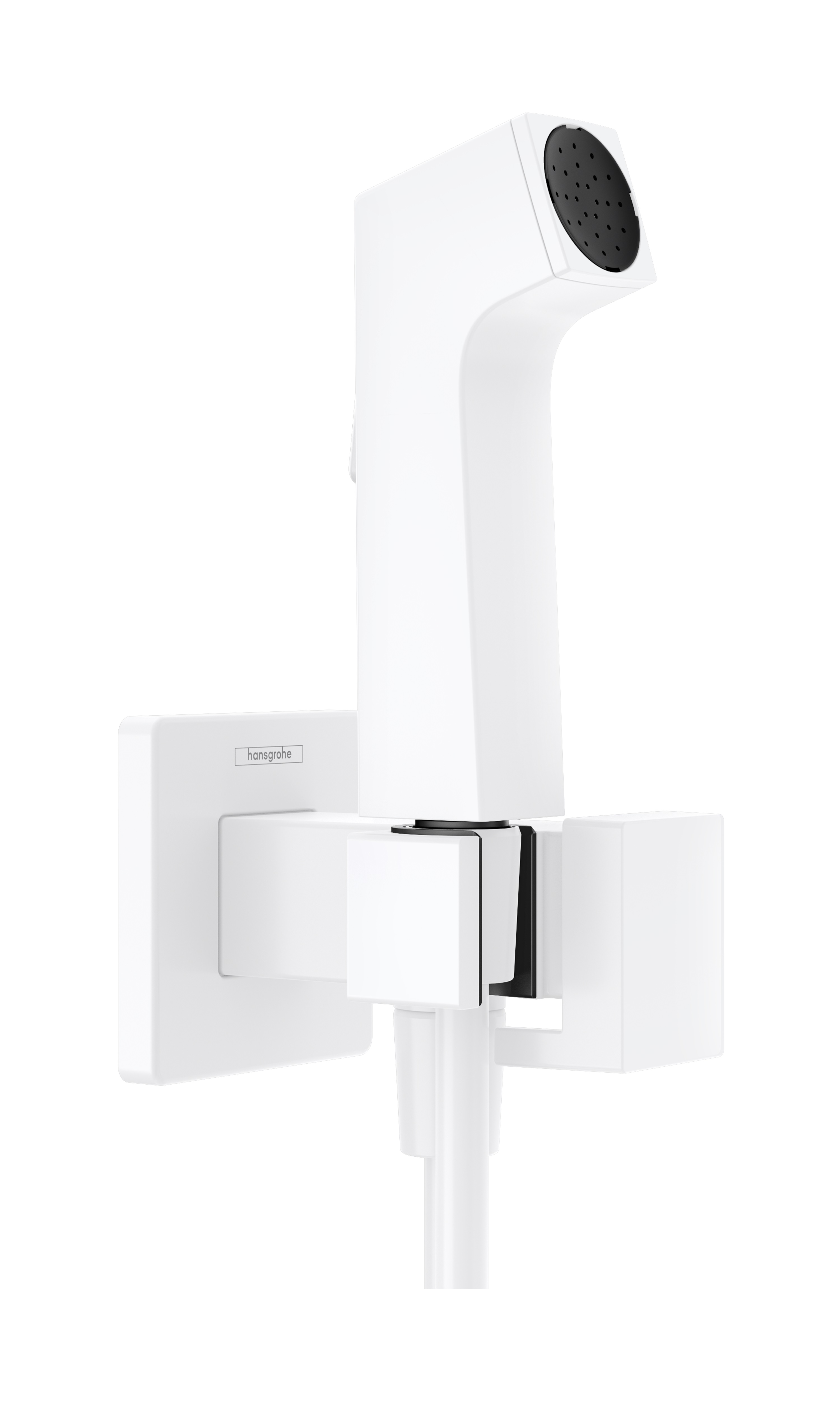 Гигиенический душ Hansgrohe E, со шлангом 1,25 м и держателем, белый матовый