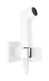 Гігієнічний  душ Hansgrohe E, зі шлангом 1,25 м і тримачем, білий матовий