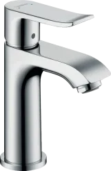Смеситель для маленькой раковины Hansgrohe Metris 100, однорычажный