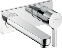 Смеситель для умывальника Hansgrohe Metris S скрытый монтаж, излив 225 мм, хром (31163000)