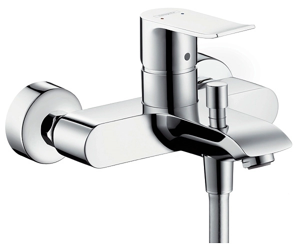 Смеситель для ванны Hansgrohe Metris, однорычажный DN15