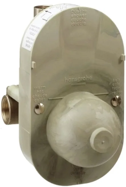 Скрытая часть для однорычажного смесителя Hansgrohe для ванны/душа (31741180)