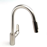 Змішувач  для кухні з висувним ізливом Hansgrohe Focus Фото - 3