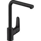 Смеситель для кухни Hansgrohe FOCUS 280, однорычажный, с поворотным изливом, черный матовый