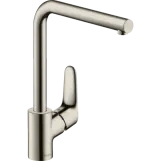 Змішувач для кухні Hansgrohe FOCUS M41 280 1jet, одноважільний, нержавіюча сталь